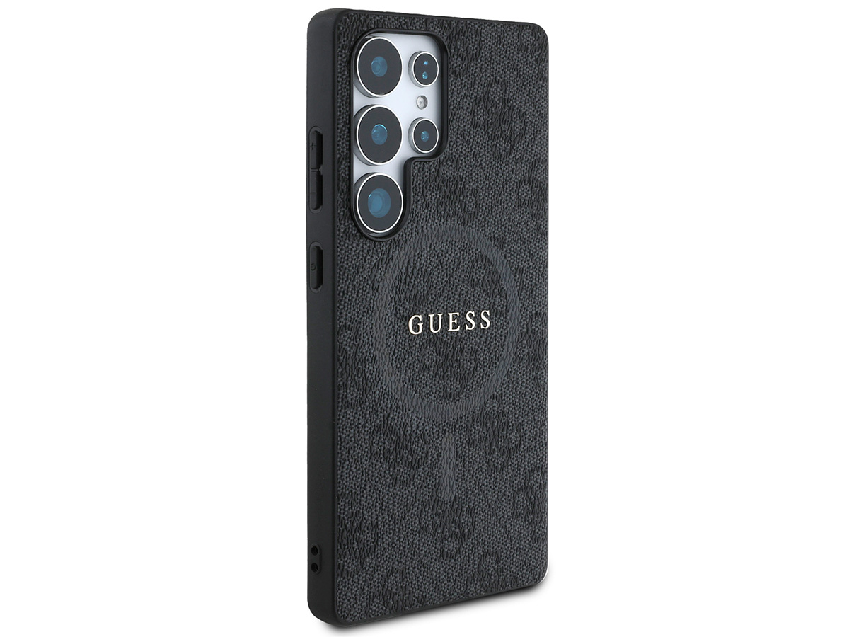 Guess Monogram MagSafe Case Grijs - Samsung Galaxy S25 Ultra hoesje