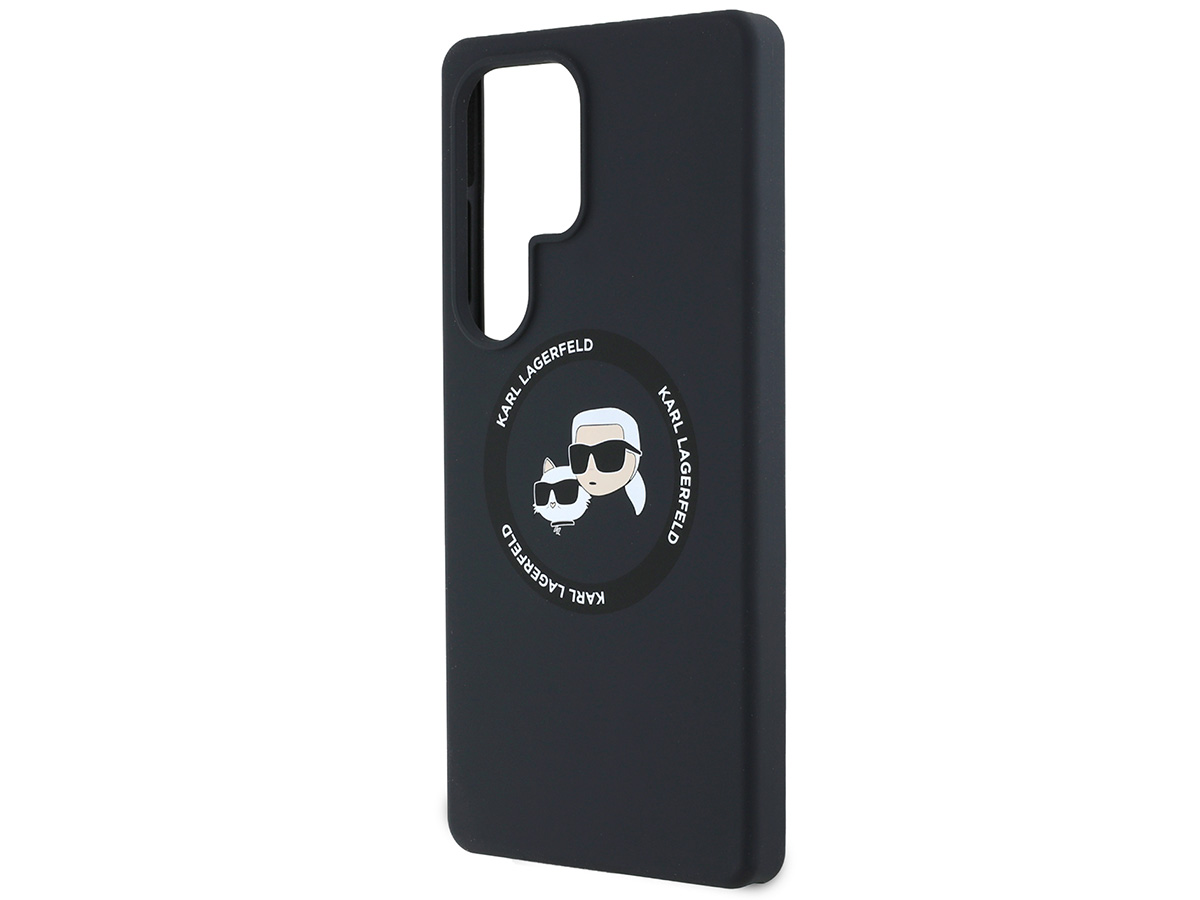 Karl Lagerfeld Ikonik Duo MagSafe Case Zwart - Samsung Galaxy S25 Ultra hoesje