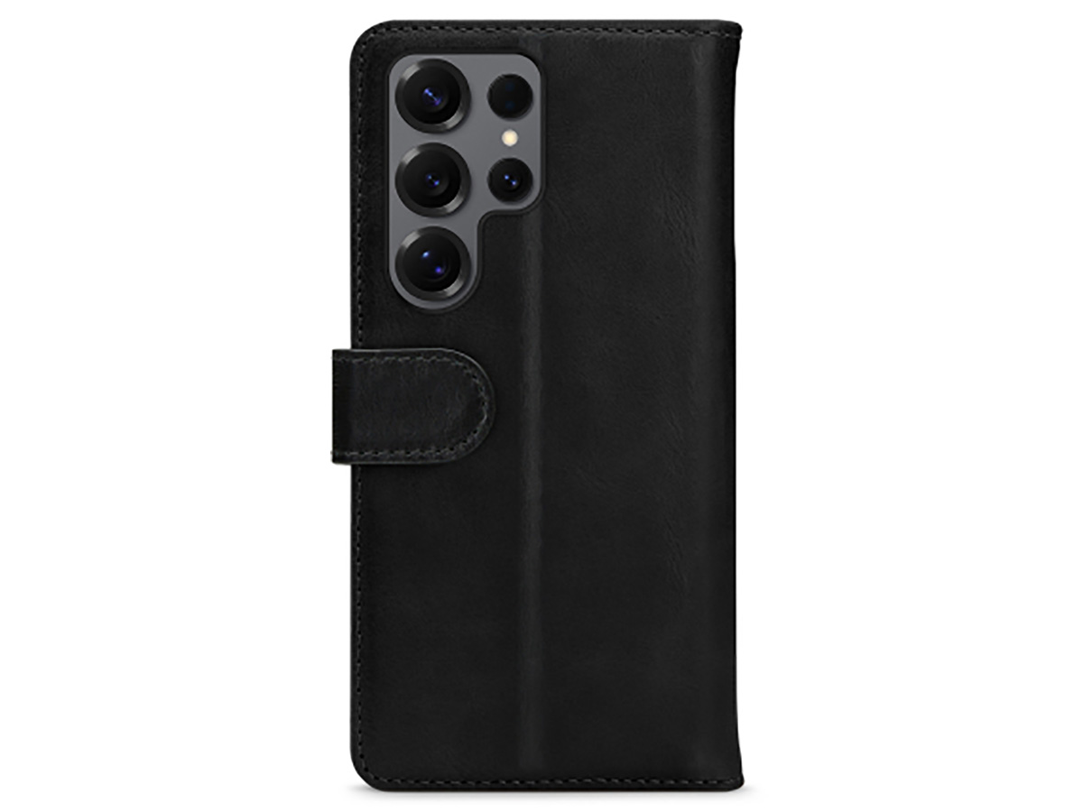 Mobilize Leather Wallet Zwart - Samsung Galaxy S25 Ultra Hoesje Leer