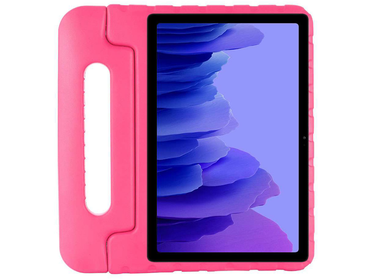 speler bed mode Galaxy Tab A7 2020 Hoesje Kinderen Kidsproof Case Roze