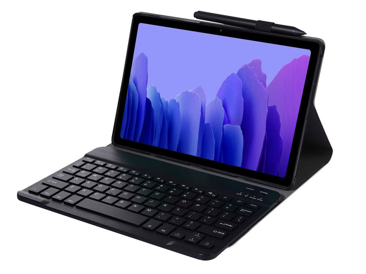 dialect nederlaag parallel Keyboard Case QWERTY Toetsenbord Galaxy Tab A7 2020