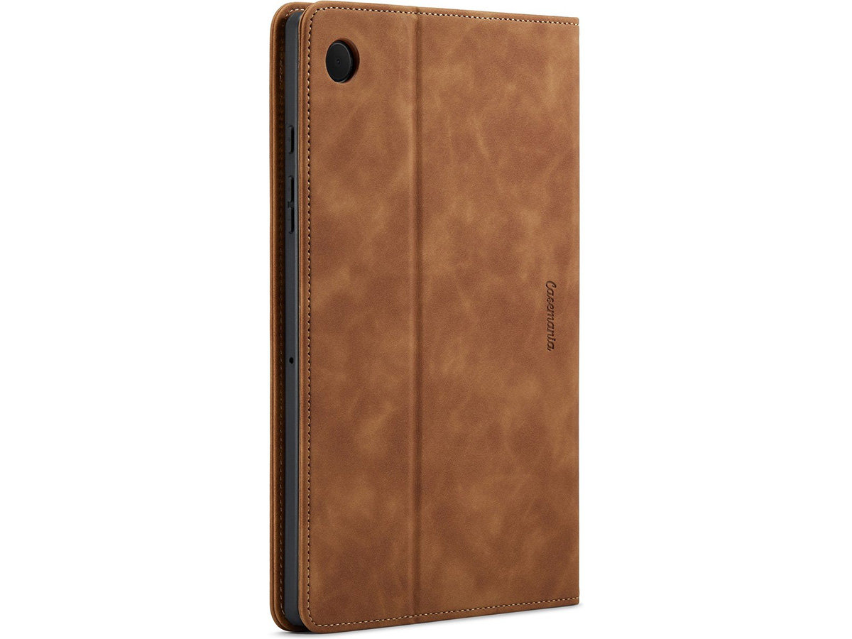 CaseMania Slim Stand Folio Case Cognac - Samsung Galaxy Tab S6 Lite hoesje