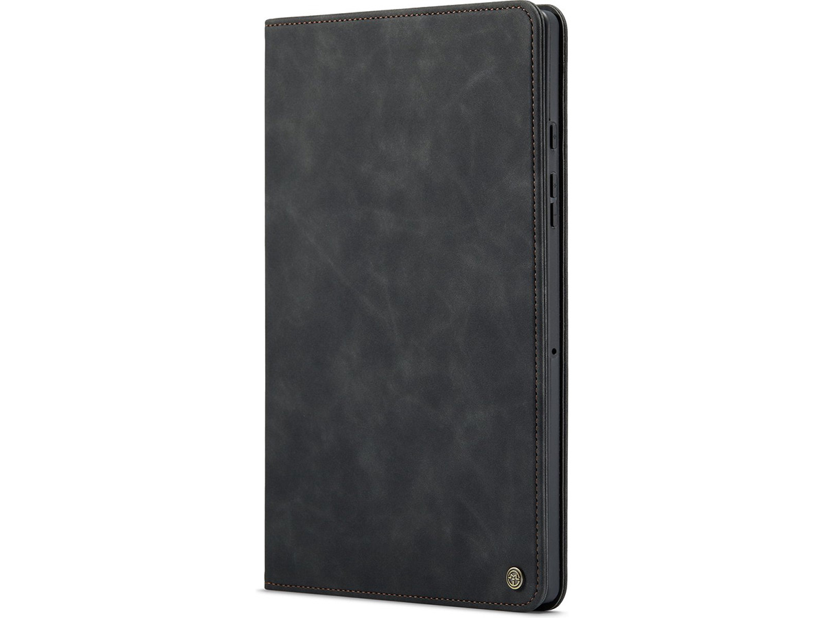 CaseMania Slim Stand Folio Case Zwart - Samsung Galaxy Tab S6 Lite hoesje