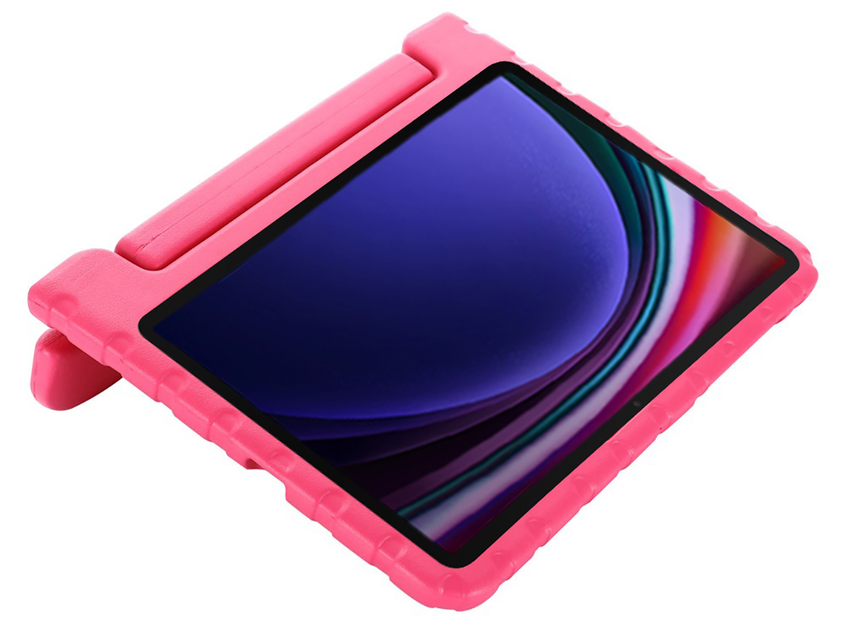 Kinderhoes Kids Case Roze - Kinder Samsung Galaxy Tab S9 / S9 FE Hoesje