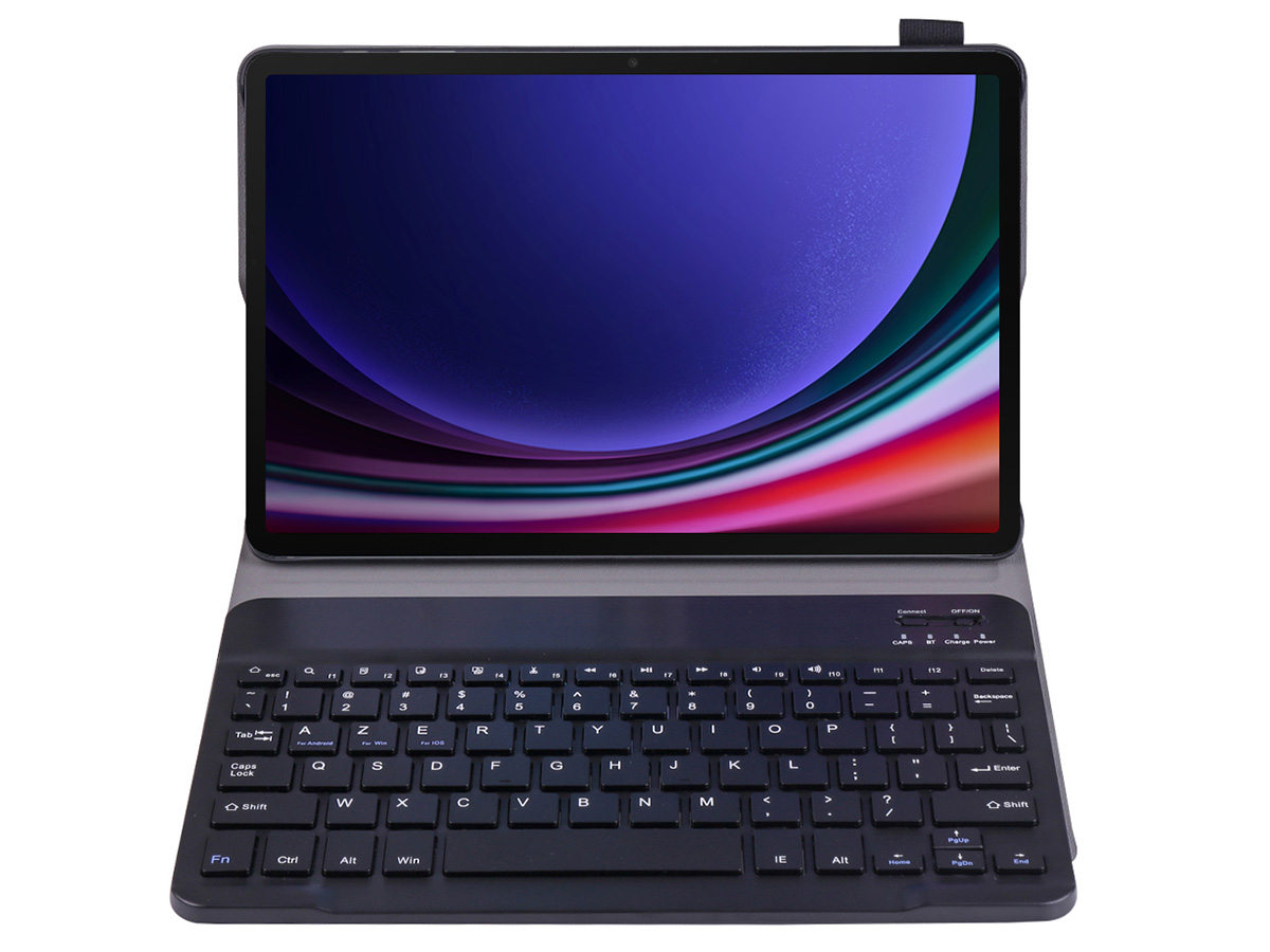 Keyboard Case AZERTY - Samsung Galaxy Tab S9 / S9 FE Toetsenbord Hoesje