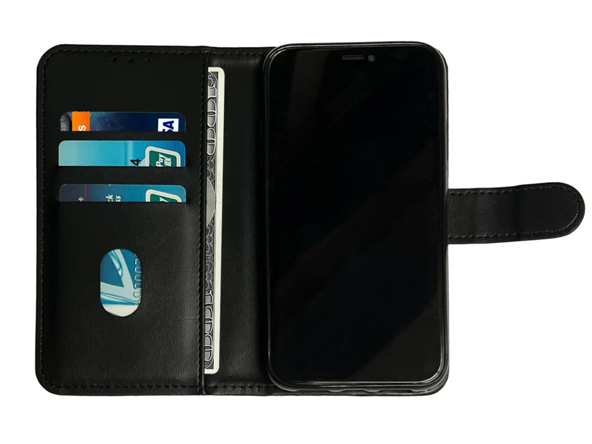 CaseBoutique Classic Card Wallet Zwart - Samsung Galaxy Xcover7 hoesje