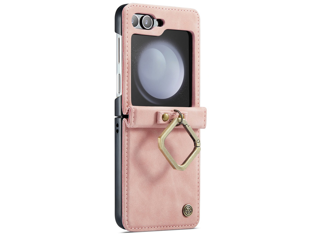 CaseMania Koord Case Roze - Samsung Galaxy Z Flip 5 hoesje