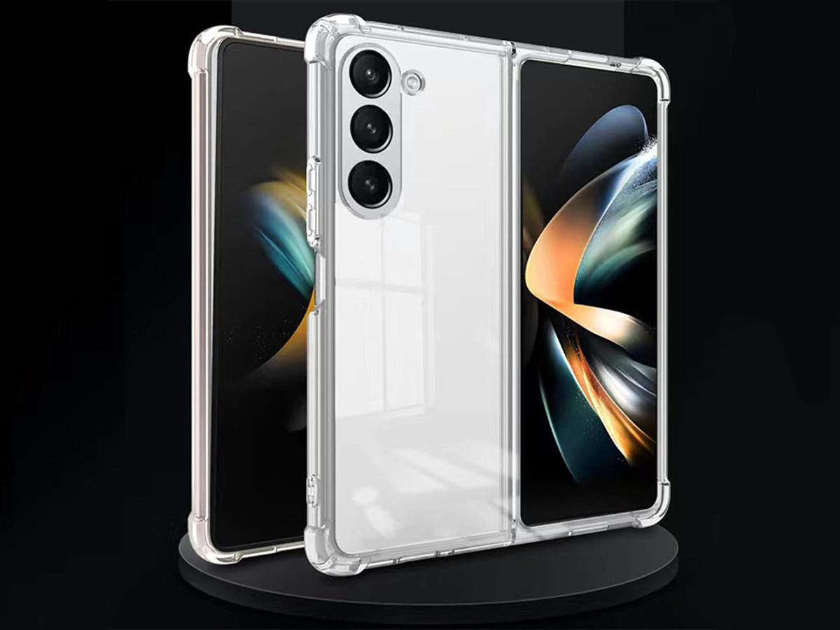 Hinged Anti-Shock TPU Case Doorzichtig - Samsung Galaxy Z Fold 6 hoesje