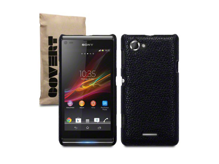 Covert Leather-look Back Case Sony Xperia L