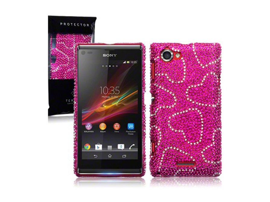 CaseBoutique Diamante Case Hoesje voor Sony Xperia L