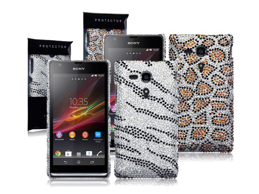 CaseBoutique Diamante Case voor Sony Xperia SP