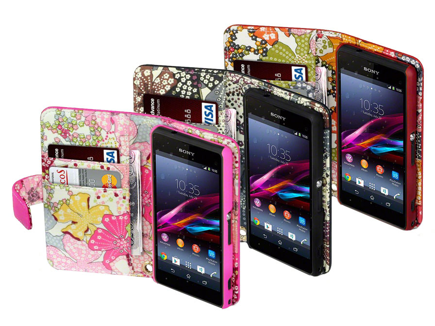 Productief Scheermes Verplaatsbaar CaseBoutique Lily Wallet Case - Hoesje voor Sony Xperia Z1 Compact