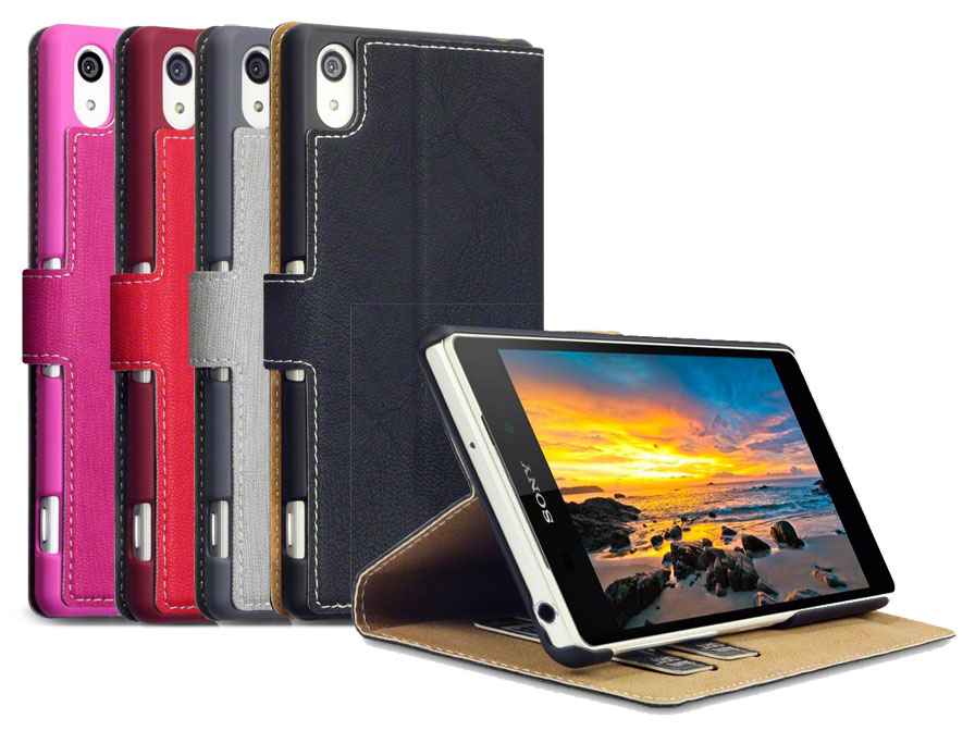 De Kamer kans Snikken Covert UltraSlim Book Case - Hoesje voor Sony Xperia Z2