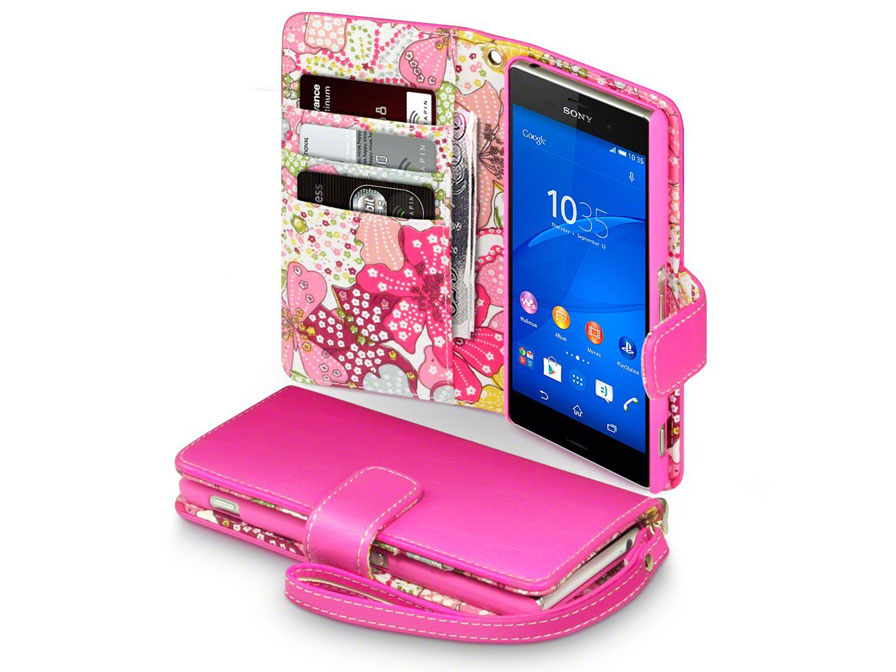 lichtgewicht Haven venster CaseBoutique Lily Wallet Case - Hoesje voor Sony Xperia Z3