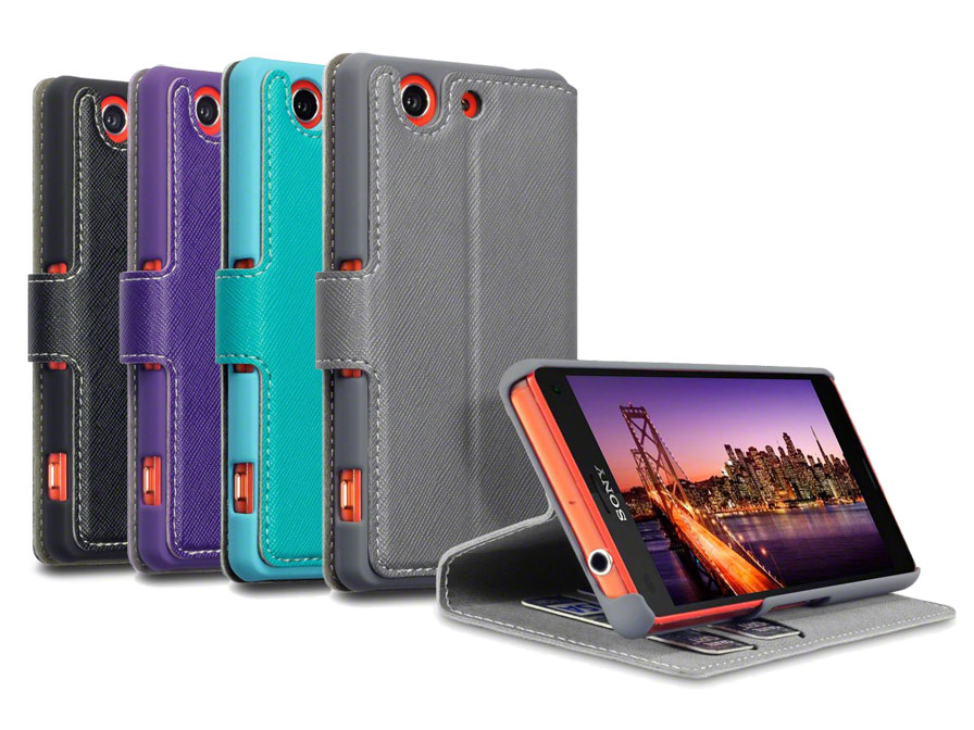 Uitsluiting privaat Ook Covert UltraSlim Book Case - Sony Xperia Z3 Compact hoesje