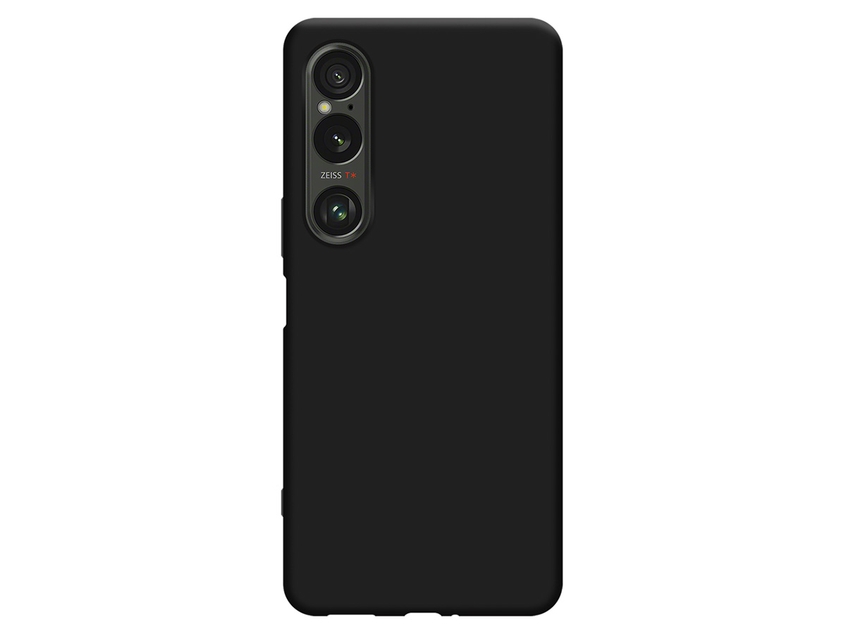 Just in Case TPU Case Zwart - Sony Xperia 1 VI hoesje