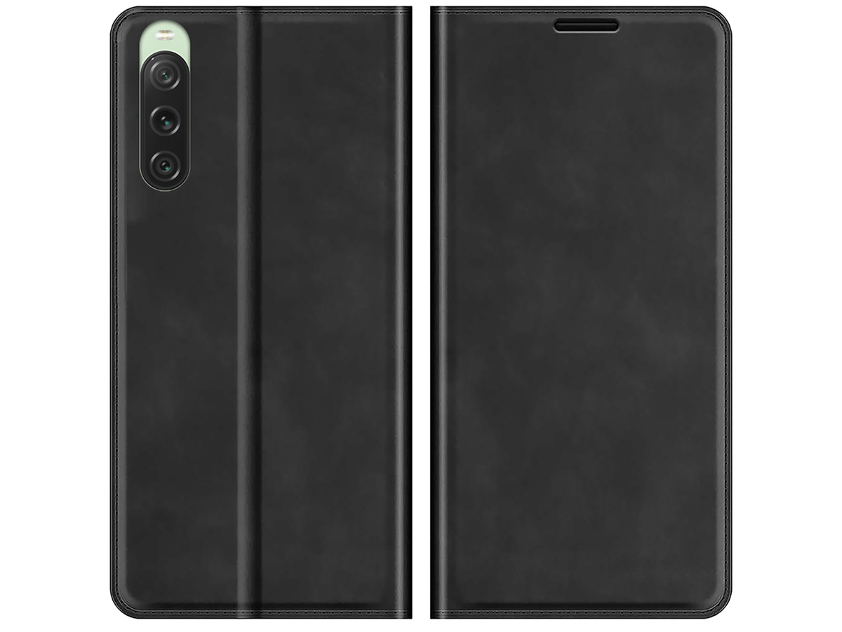 Just in Case Slim Wallet Case Zwart - Sony Xperia 10 V hoesje