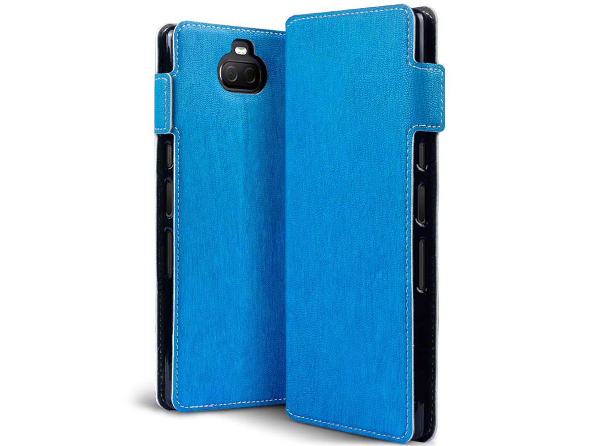 interferentie lichtgewicht Roestig UltraSlim Bookcase Blauw | Sony Xperia 10 Plus hoesje