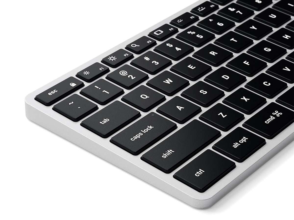 Satechi Slim X1 Bluetooth Backlit Keyboard Silver - QWERTY