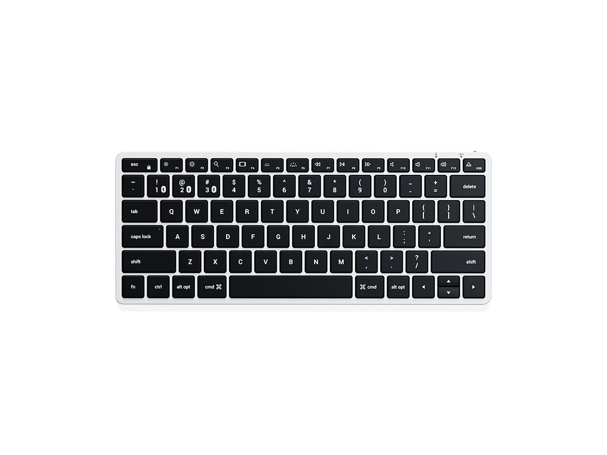 Satechi Slim X1 Bluetooth Backlit Keyboard Silver - QWERTY