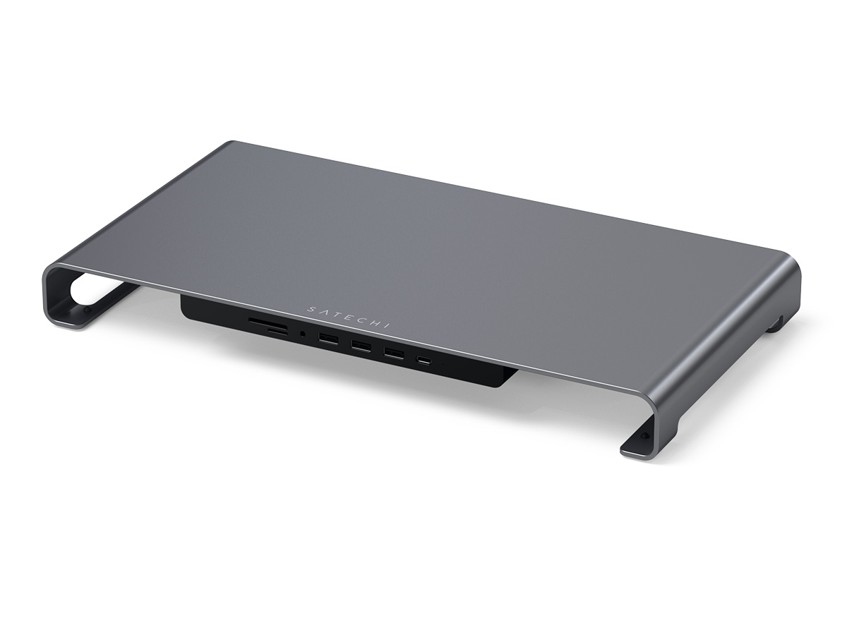 Satechi Aluminium Monitor Stand XL met USB Hub - Space Grey