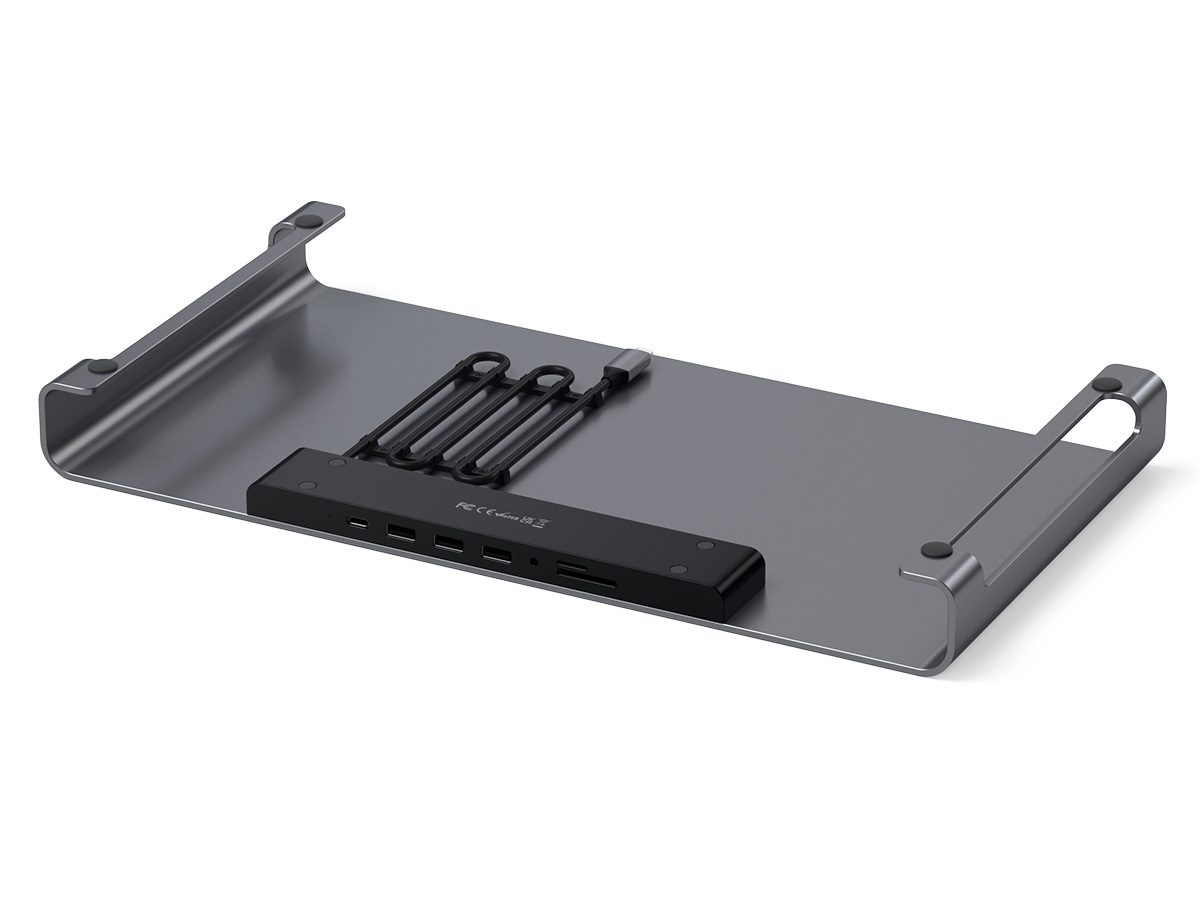 Satechi Aluminium Monitor Stand XL met USB Hub - Space Grey