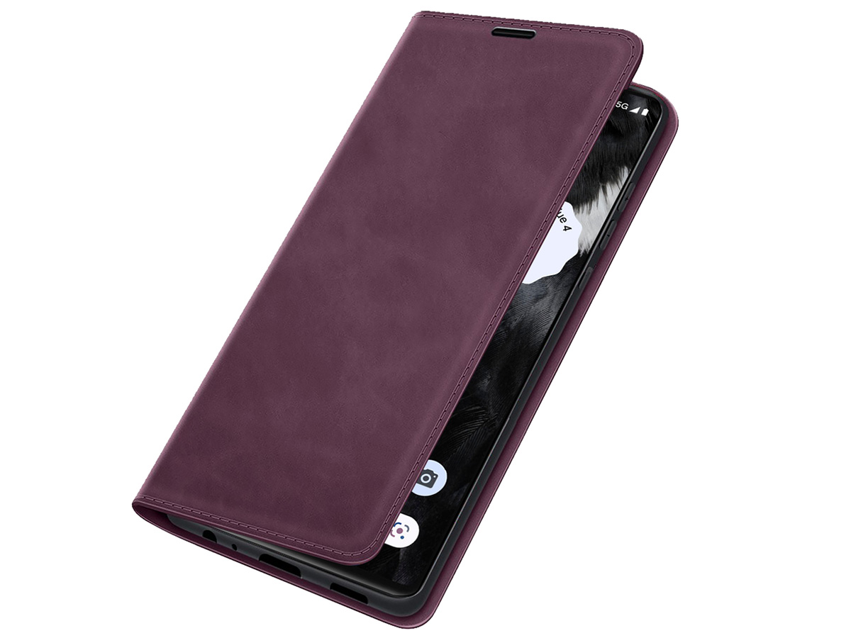 Just in Case Slim Wallet Case Paars - Google Pixel 7a hoesje