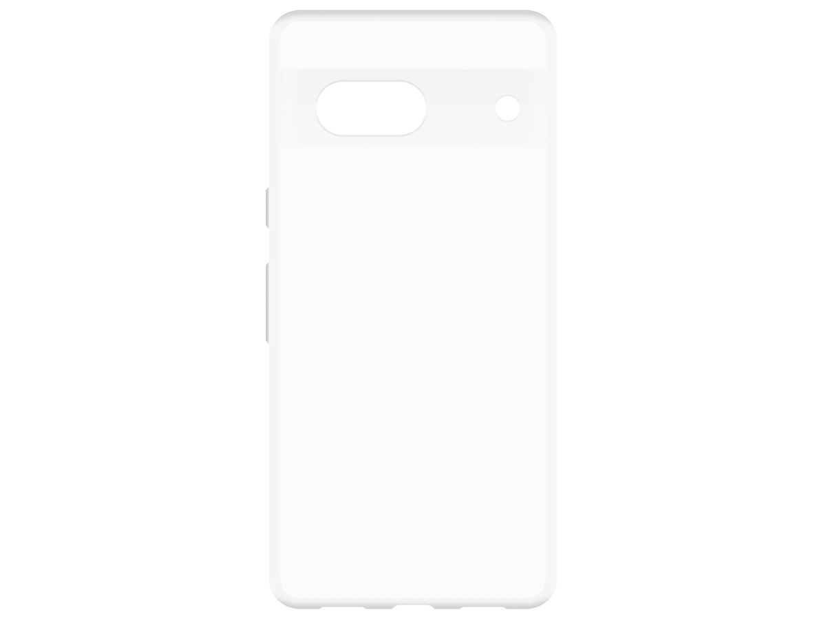 Just in Case TPU Case Transparant - Google Pixel 7a hoesje