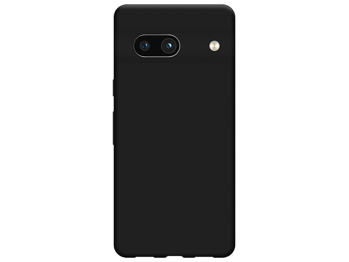 Just in Case TPU Case Zwart - Google Pixel 7a hoesje