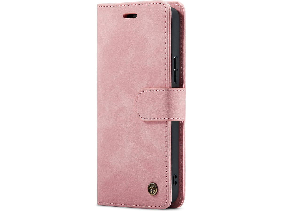 CaseMania 2in1 Magnetic Bookcase Roze - Google Pixel 8 Hoesje