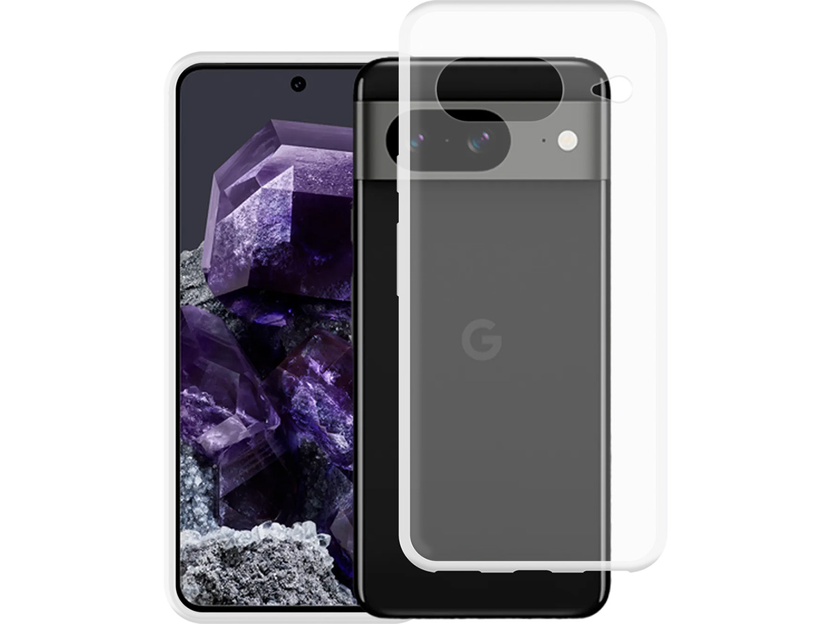 Just in Case TPU Case Doorzichtig - Google Pixel 8 hoesje