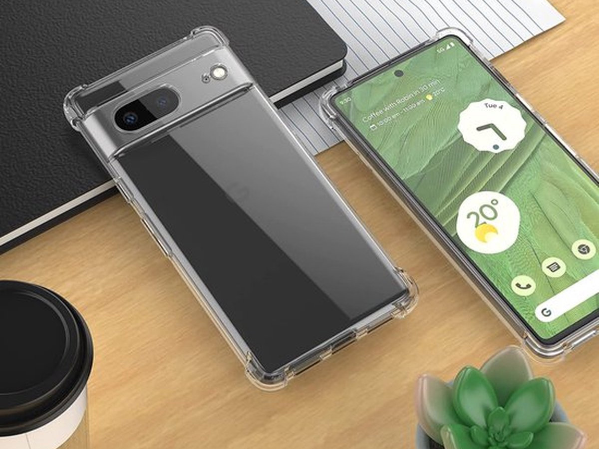 CaseBoutique Anti-Shock TPU Case Doorzichtig - Google Pixel 8a hoesje