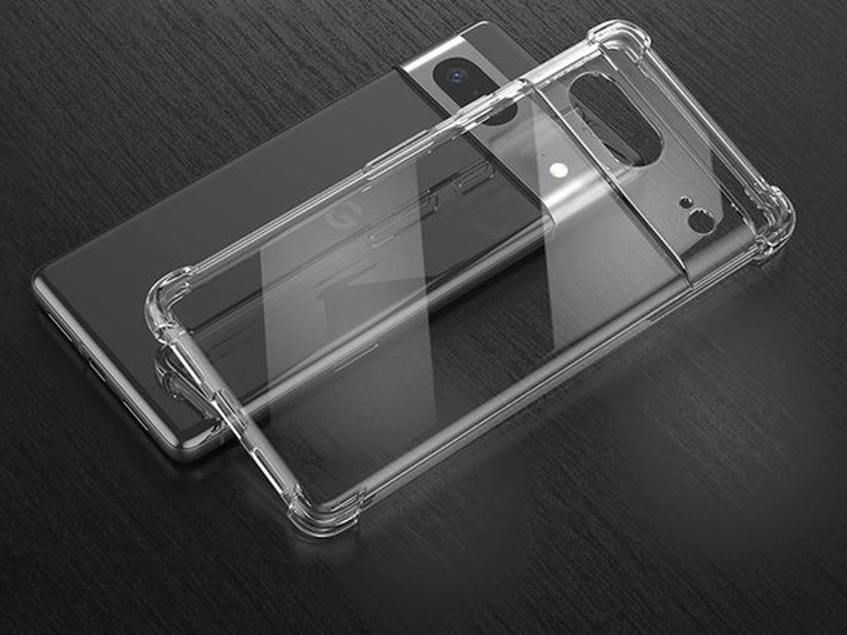 CaseBoutique Anti-Shock TPU Case Doorzichtig - Google Pixel 8a hoesje