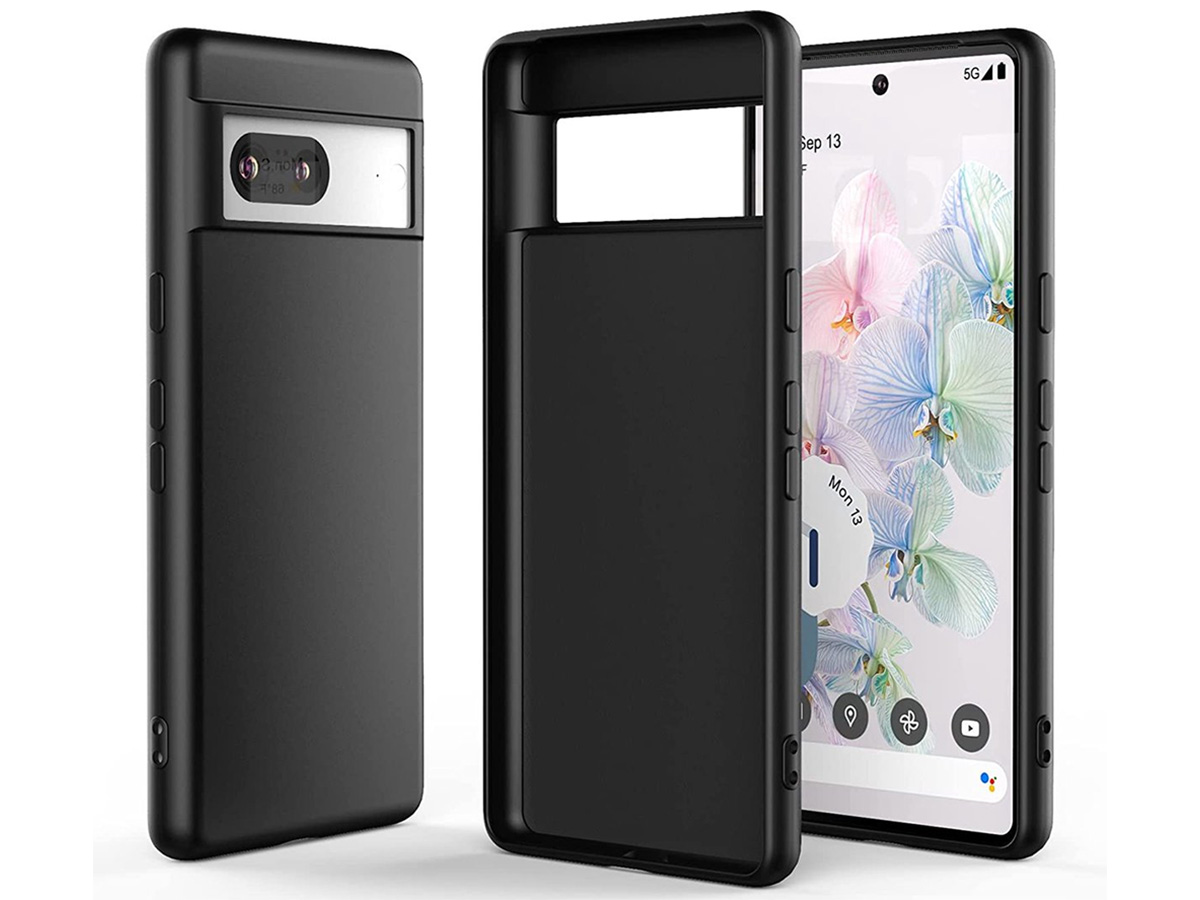 CaseBoutique TPU Case Zwart - Google Pixel 8a hoesje