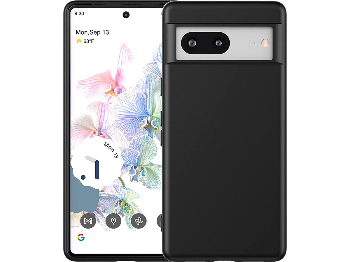 CaseBoutique TPU Case Zwart - Google Pixel 8a hoesje