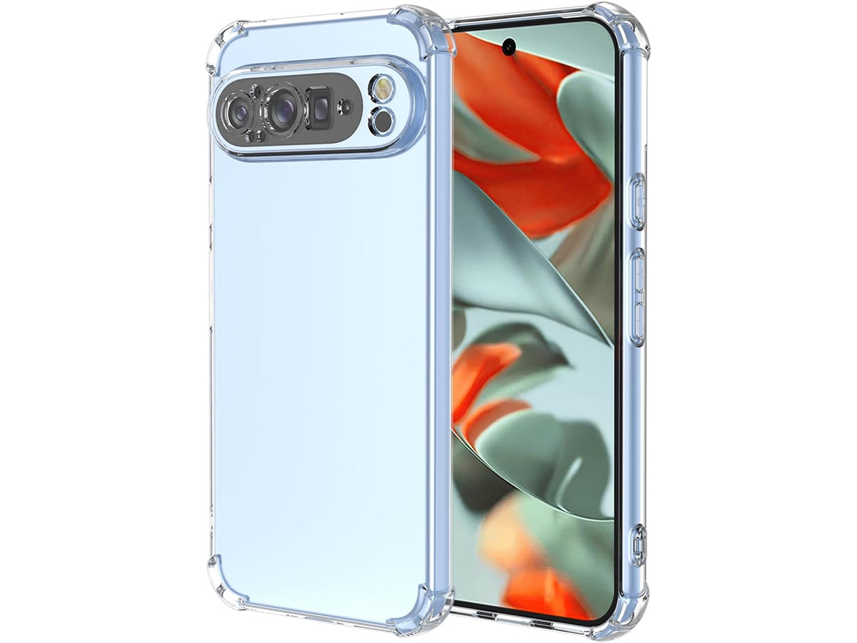 CaseBoutique Anti-Shock TPU Case Doorzichtig - Google Pixel 9 hoesje