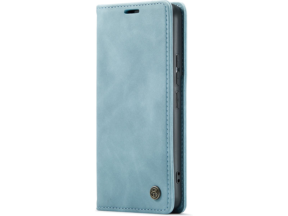 CaseMania Vintage Slim Bookcase Aqua - Google Pixel 9 hoesje