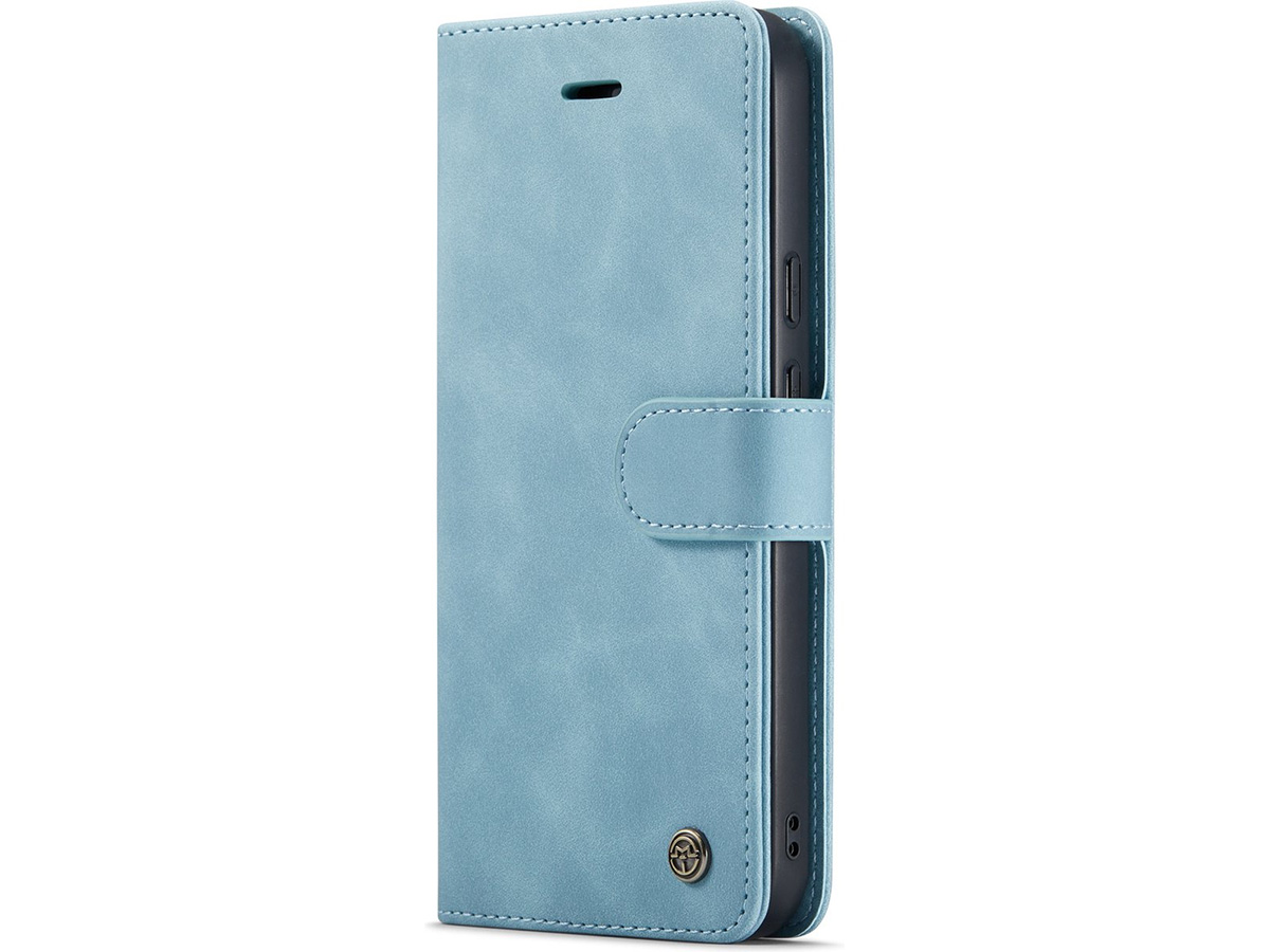 CaseMania 2in1 Magnetic Bookcase Aqua - Google Pixel 9 Hoesje