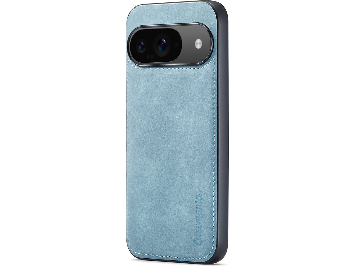 CaseMania 2in1 Magnetic Bookcase Aqua - Google Pixel 9 Hoesje