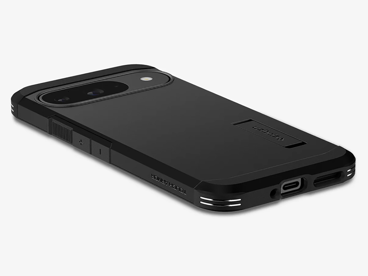 Spigen Tough Armor Case Zwart - Google Pixel 9/9 Pro Hoesje