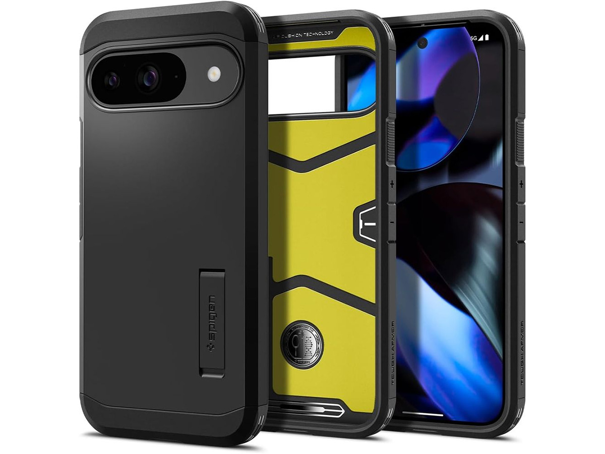 Spigen Tough Armor Case Zwart - Google Pixel 9/9 Pro Hoesje