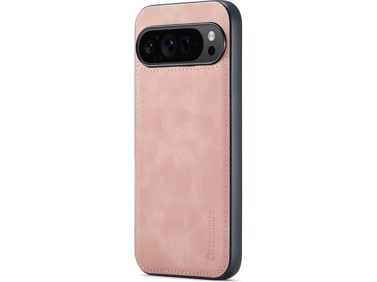 CaseMania 2in1 Magnetic Bookcase Roze - Google Pixel 9 Pro Hoesje