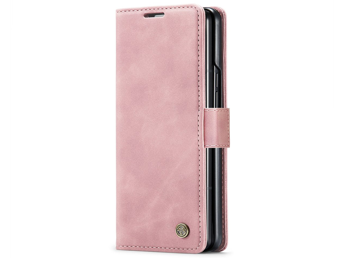 CaseMania Vintage Slim Bookcase Roze - Google Pixel Fold hoesje