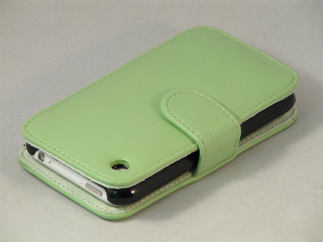 Leren Sideflip Case Hoes voor iPhone 3G/3GS