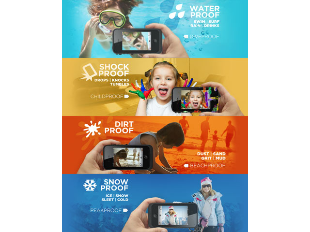 LifeProof Water/Dirt/Snow/Shock-proof Case voor iPhone 4/4S