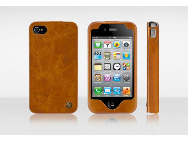 SwitchEasy Lux Genuine Leather Case Hoes voor iPhone 4/4S