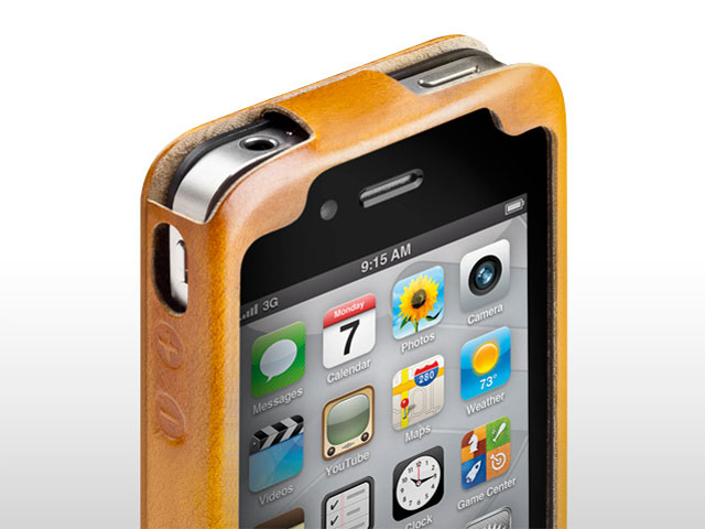 SwitchEasy Lux Genuine Leather Case Hoes voor iPhone 4/4S