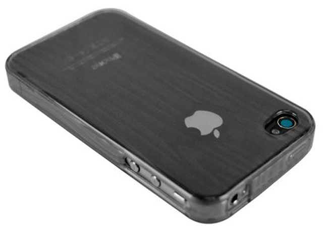Wood Grain TPU Case Hoes voor iPhone 4/4S
