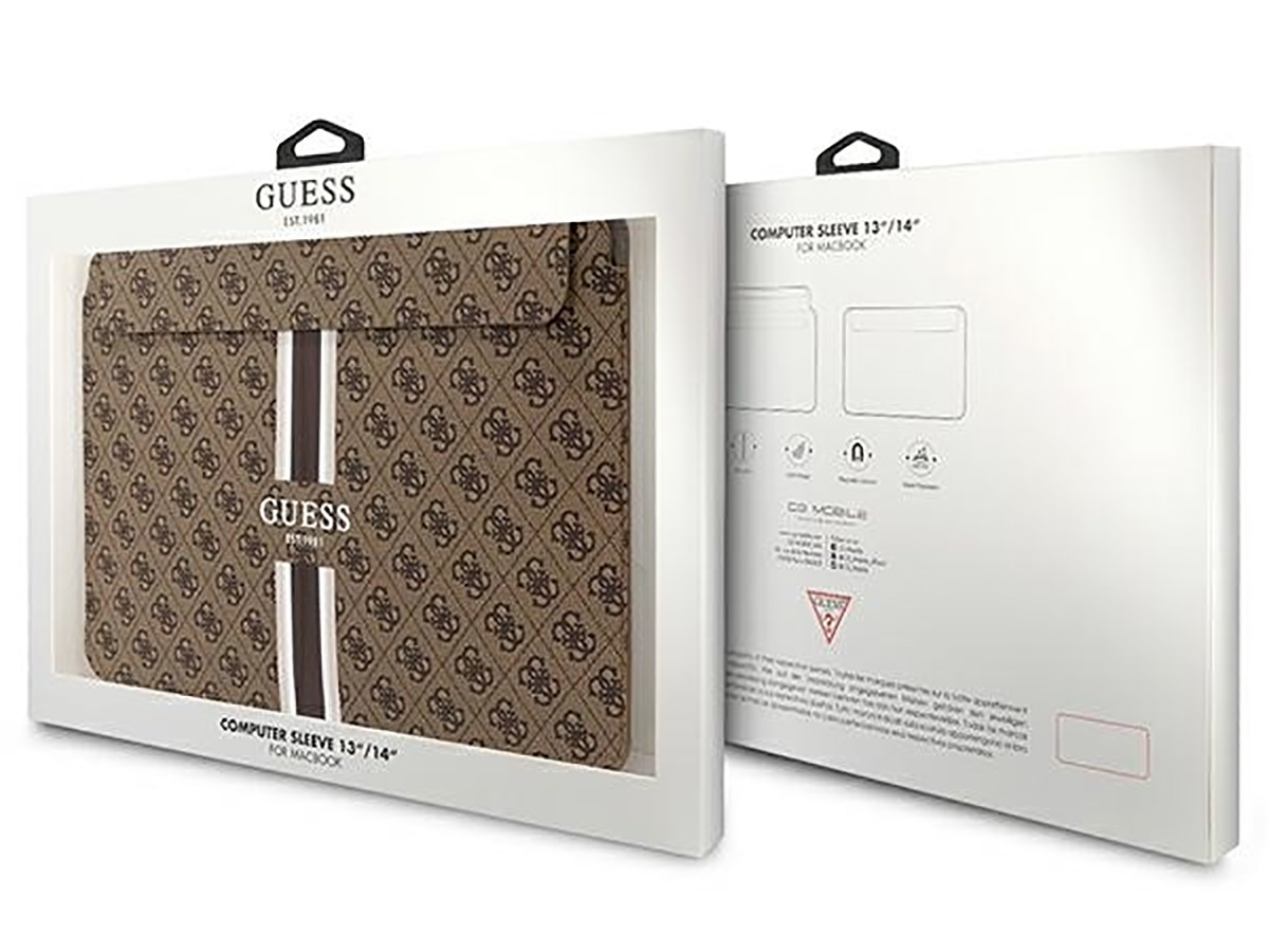 Guess Varsity Monogram Laptop Sleeve Bruin - MacBook 13