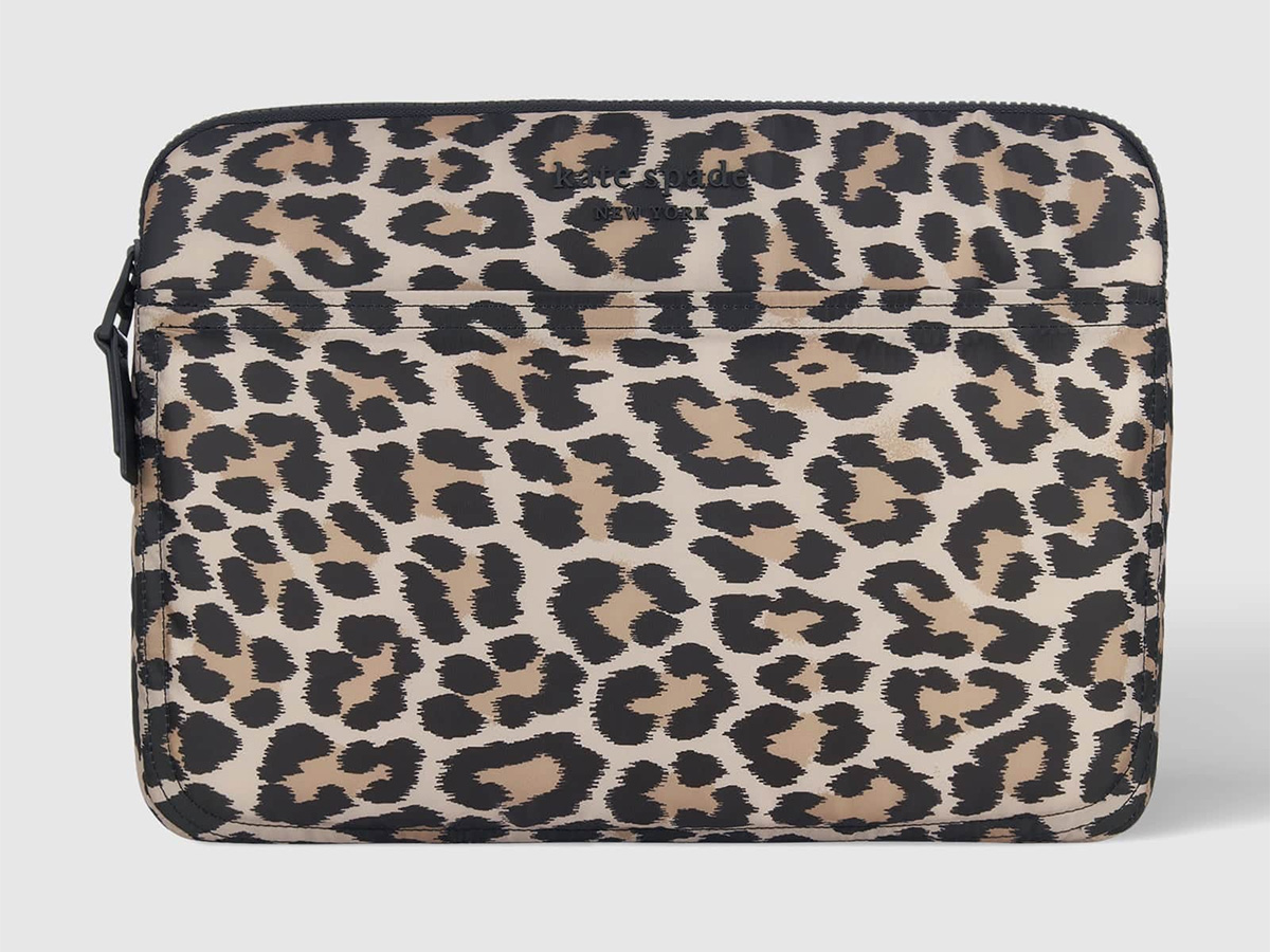 Kate Spade Classic Leopard Puffer Laptop Sleeve - MacBook 13